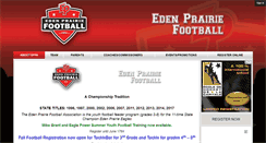 Desktop Screenshot of edenprairiefootball.com